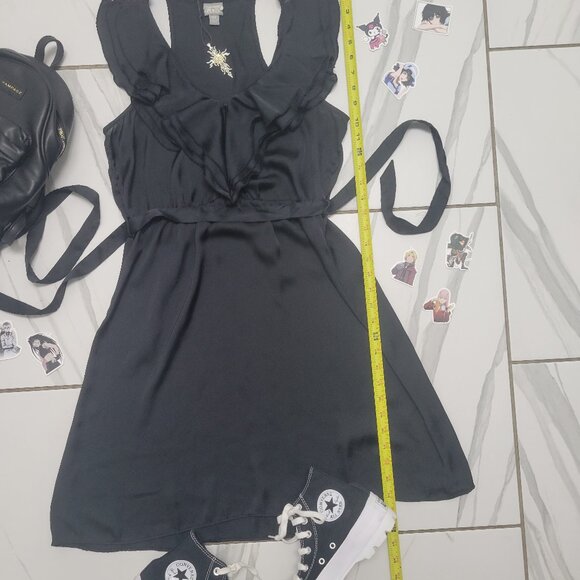 Stylish black Converse mini dress in size xs fairycore, boho summer - Picture 4 of 8